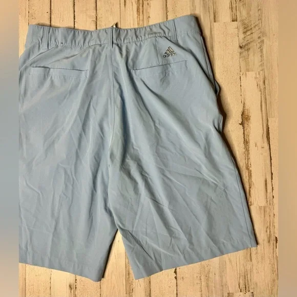 Adidas Golf Shorts Mens 34 Blue Performance Flat Front Casual - Picture 9 of 10
